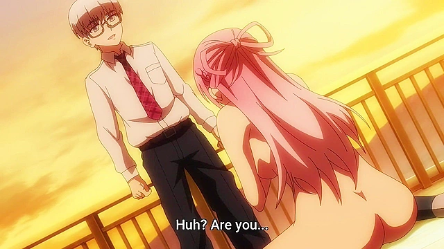 World's End Harem 8 - ecchi anime - Nerd bangs horny hentai swimsuit girls