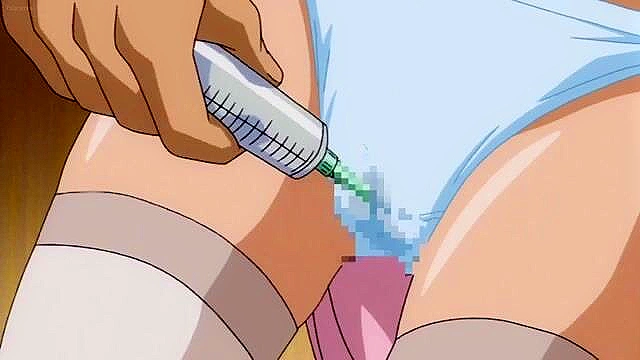 Candidate for Bride 1 - Anime nurse is fucked with toys and has squirting orgasm