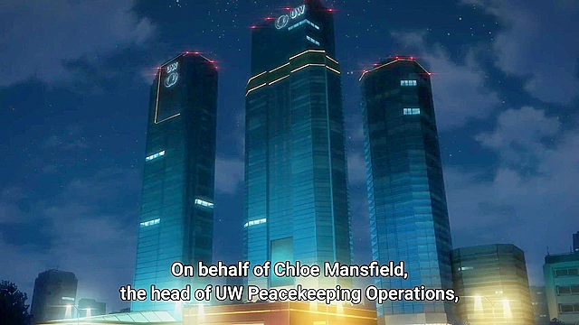 World's Ends Harem 9 - ecchi anime - Three anime girls use their boobs to shower guy