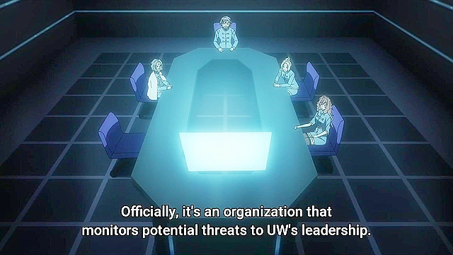 World's Ends Harem 9 - ecchi anime - Three anime girls use their boobs to shower guy