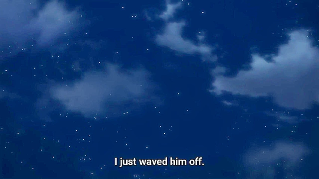 World's Ends Harem 9 - ecchi anime - Three anime girls use their boobs to shower guy