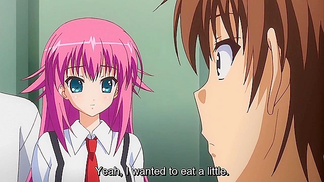 Dark Blue 2 - Busty anime virgin teen fucked at pool while loser watches