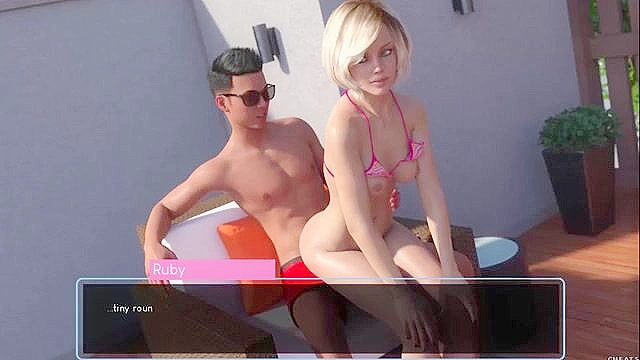 Midnight Paradise - Ebony 3d hentai girl fucks in the public bathroom