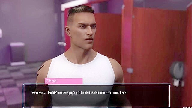 Midnight Paradise - Ebony 3d hentai girl fucks in the public bathroom