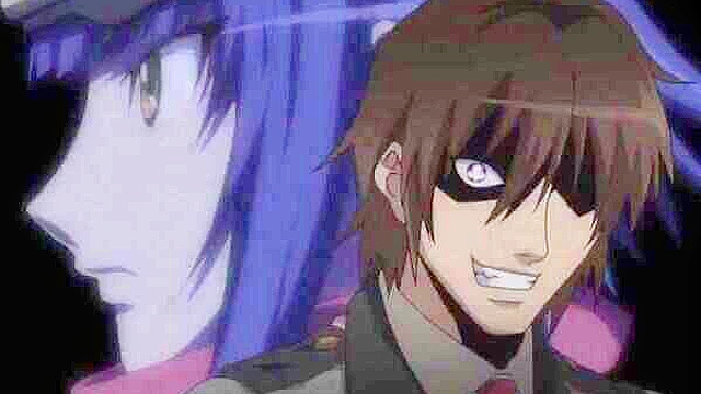 Busty anime princess is made to masturbate pussy while perv dude watches