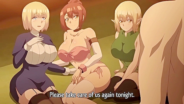 Another World Harem Tales 3 - After foursome fuck the doggirl needs sex