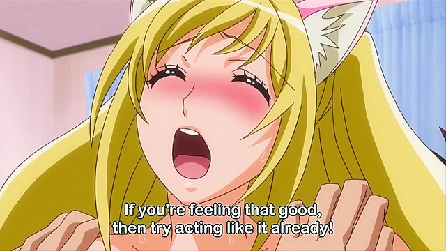 Cat Play Punishment - Girlfriend loses bet and gets fucked as catgirl all day