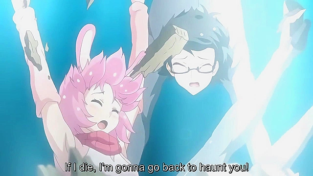 Bunny-Eared Adventure Story 2 - Cute anime teenie wears sheep girl costume for her master