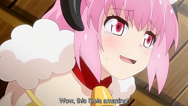 Bunny-Eared Adventure Story 2 - Cute anime teenie wears sheep girl costume for her master