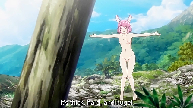 Bunny-Eared Adventure Story 2 - Cute anime teenie wears sheep girl costume for her master