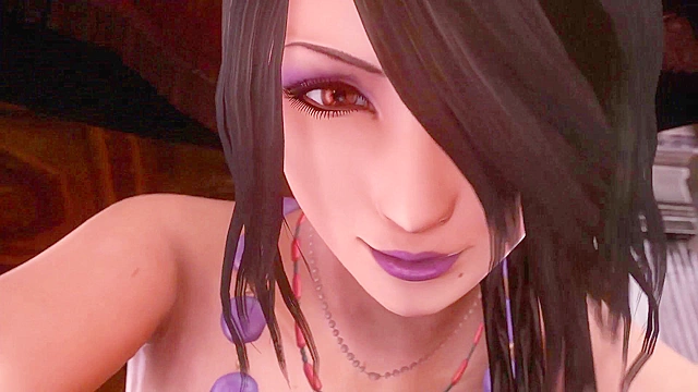 Lulu from Final Fantasy tames beasts and boys - 3D HMV