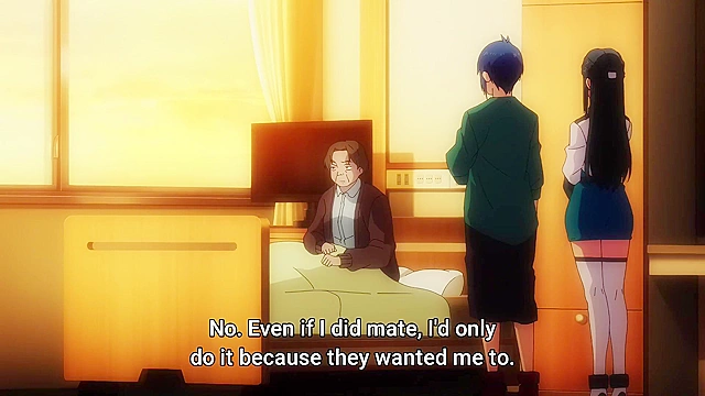 World's End Harem 5 - ecchi anime - Shy dude washes sexy girl bodies at public bath