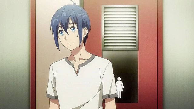 World's End Harem 5 - ecchi anime - Shy dude washes sexy girl bodies at public bath