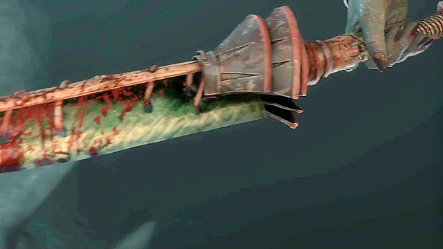 Momiji The Demon Hunter goes crazy for a giant beast cock