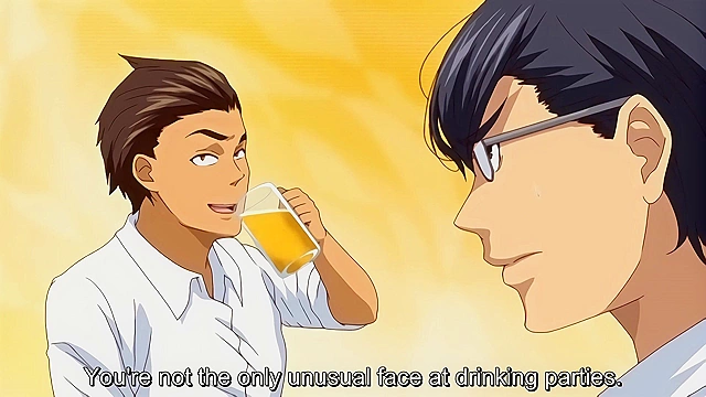 Slutty senpai grinds down on a virgin cock after recital