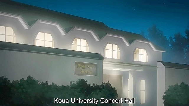 Slutty senpai grinds down on a virgin cock after recital