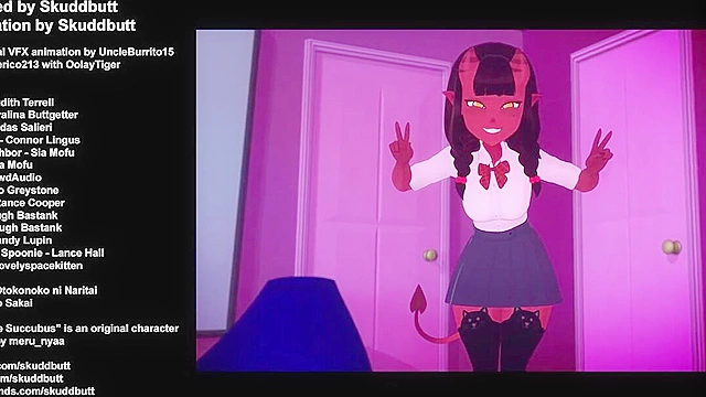 Meru the Succubus 5, Horny Demon Schoolgirl Fights Teacher in Filthy Final Showdown