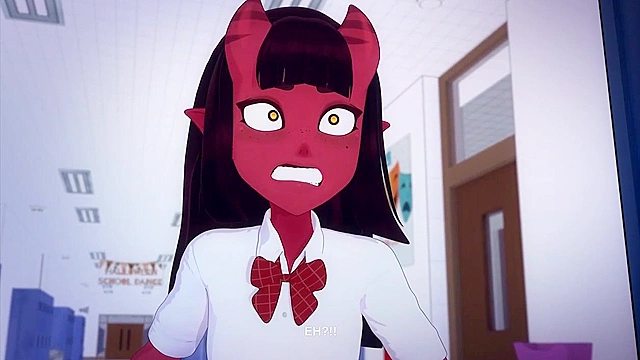 Meru the Succubus 5, Horny Demon Schoolgirl Fights Teacher in Filthy Final Showdown