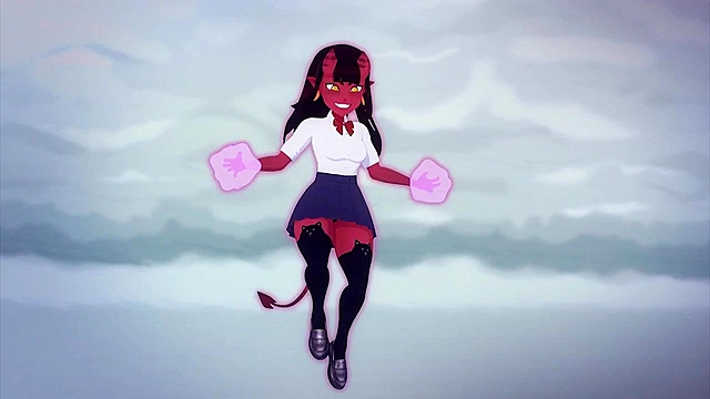 Meru the Succubus 5, Horny Demon Schoolgirl Fights Teacher in Filthy Final Showdown