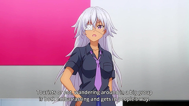 Super HxEros (uncensored) 10 - Ecchi - Nerdy schoolgirl fantasizes about hero taking her body