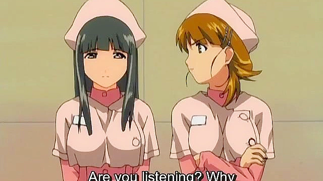 Sex Ward 2 - Hentai nurses have oiled up yuri strapon fucking