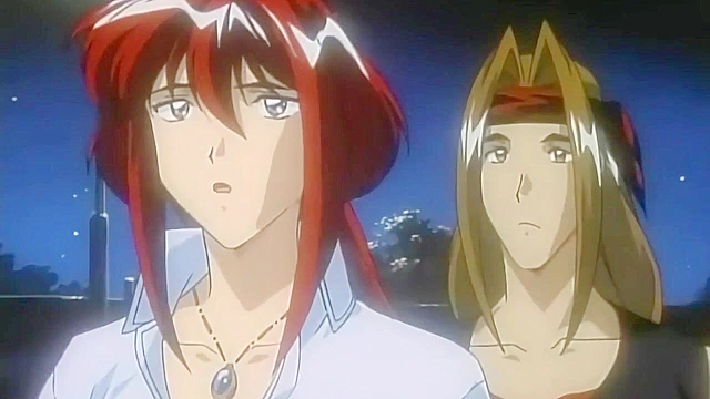 Class Reunion 3 - Sexy anime redhead has a steamy romantic fuck in the shower