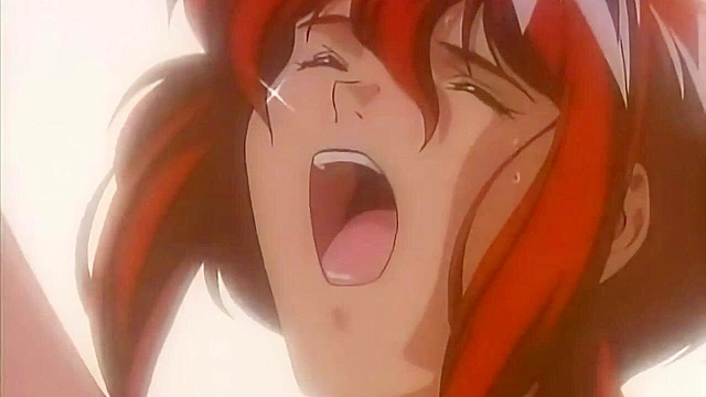 Class Reunion 3 - Sexy anime redhead has a steamy romantic fuck in the shower