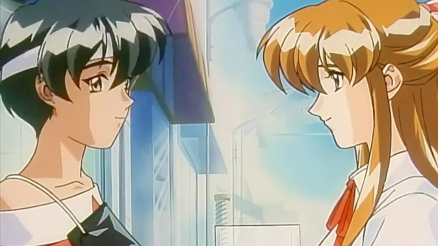 Class Reunion 3 - Sexy anime redhead has a steamy romantic fuck in the shower