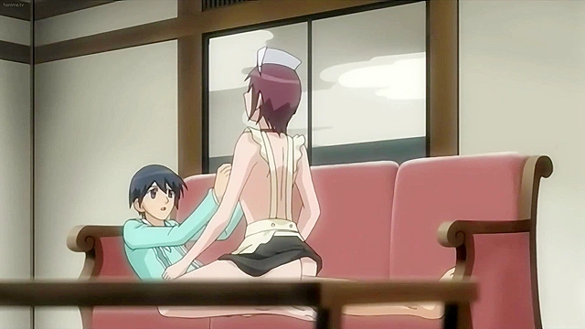 Busty hospital nurse's tits bounce as she rides a big cock in the hospital