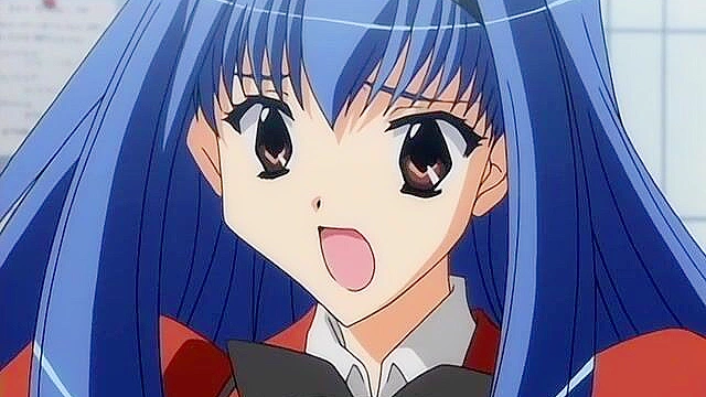 Cute hentai teenie moans as her virgin pussy is pounded from behind