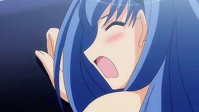 Cute hentai teenie moans as her virgin pussy is pounded from behind