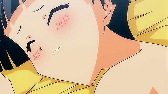 Cute hentai teenie moans as her virgin pussy is pounded from behind