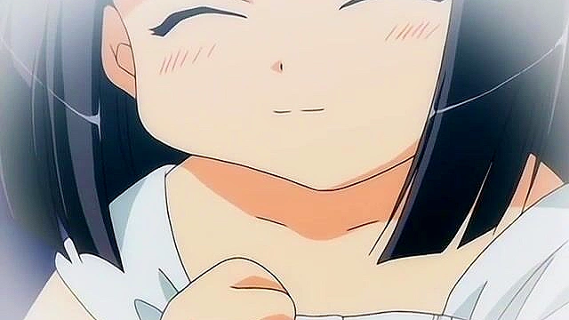 Cute hentai teenie moans as her virgin pussy is pounded from behind