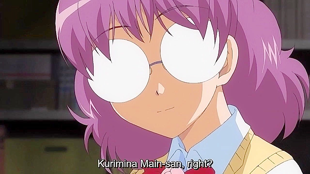 Cute anime girlfriend ties up her boyfriend and gives him a romantic blowjob