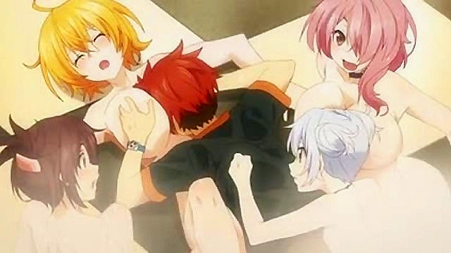 Super HxEros (uncensored) 2 - Ecchi - Teens defeat monsters and then their clothes explode