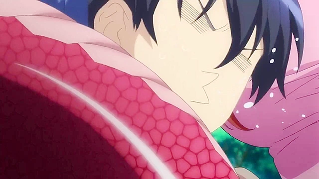 Cute cat girl with tentacles and big boobs submits herself to teen fucking