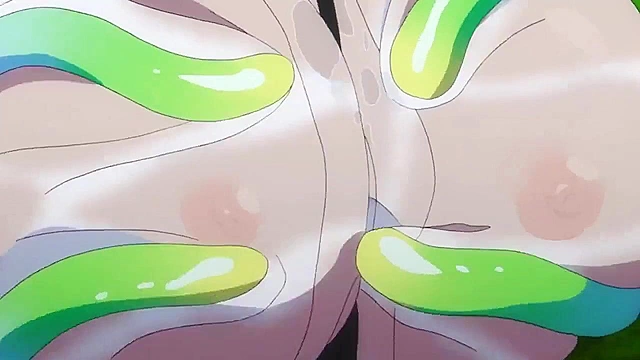 Cute cat girl with tentacles and big boobs submits herself to teen fucking