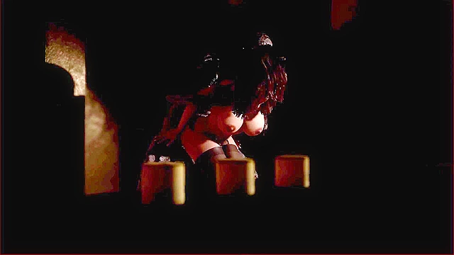 The Room - Sexy 3d babe gets hard deep fuck by scary monster in her hotel room