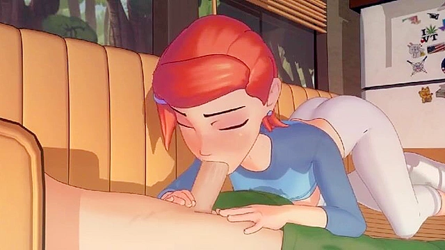 Ben 10 massages gwen till she is horny then stuffs her pussy with a creampie