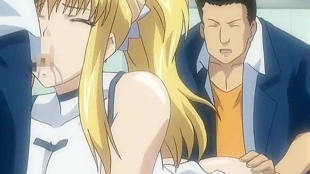 Teen anime schoolgirl gets horny after a photoshoot and fucks in the classroom