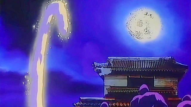 Angel - Anime teen lovers have public sex in cherry tree