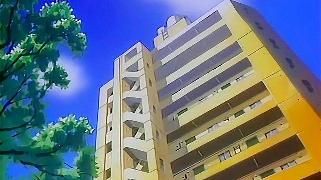 Angel - Anime teen lovers have public sex in cherry tree