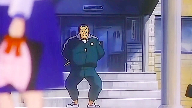 Angel - Anime teen lovers have public sex in cherry tree