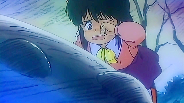 Angel - Anime teen lovers have public sex in cherry tree