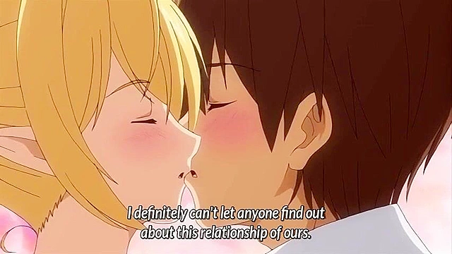 Elf Student and Teacher 2 - Busty dark skinned elf girl gets filled with hot human cum