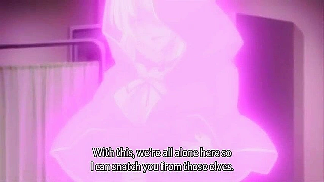 Elf Student and Teacher 2 - Busty dark skinned elf girl gets filled with hot human cum