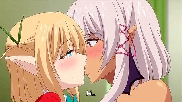 Elf Student and Teacher 2 - Busty dark skinned elf girl gets filled with hot human cum