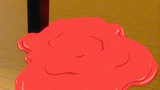 Busty hentai babe gets fucked while tied up and held at gunpoint