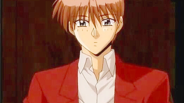 Busty hentai babe gets fucked while tied up and held at gunpoint