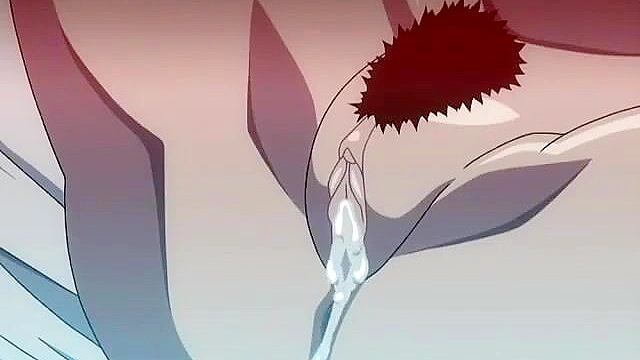 Busty hentai babe gets fucked while tied up and held at gunpoint